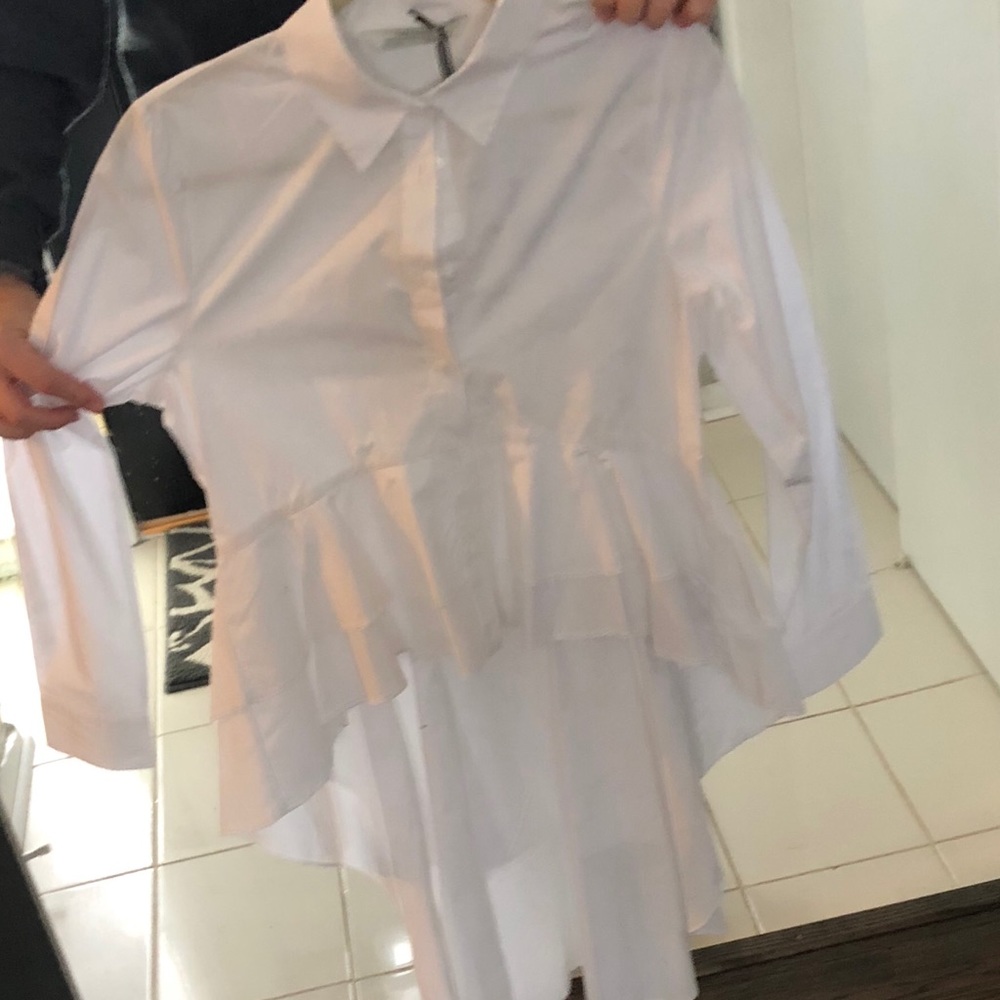 Tuxedo Blouse